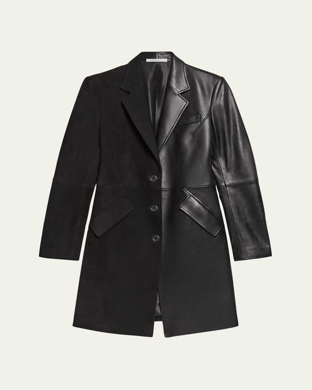 Sculpted Leather Apex Coat